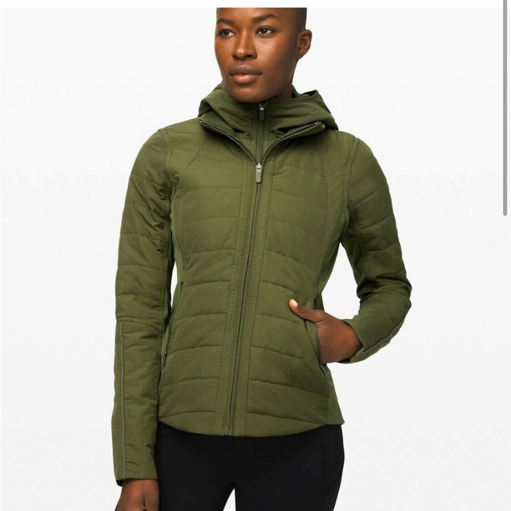 Lululemon Another Mile Jacket LNDG Green